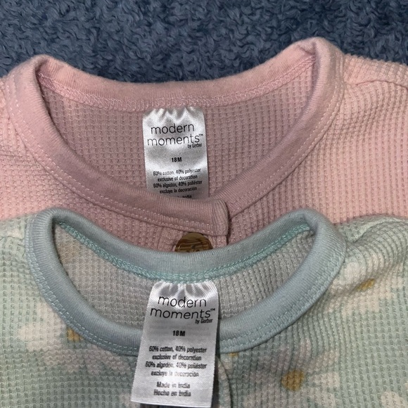 179.Floral and Pink Kids One Pieces - Picture 4 of 5